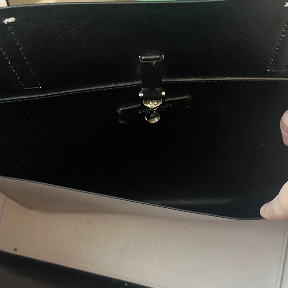 Kate Spade Magnolia street large Black and Light Pink Tote Bag - Picture 3 of 5
